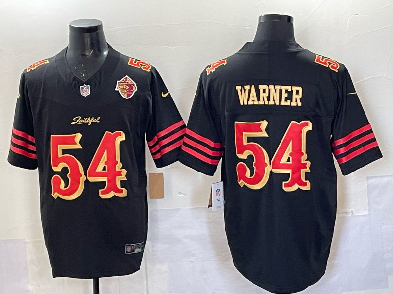 Men's NFL San Francisco 49ers #54 Fred Warner 2025 Rivalries Collection F.U.S.E Jersey
