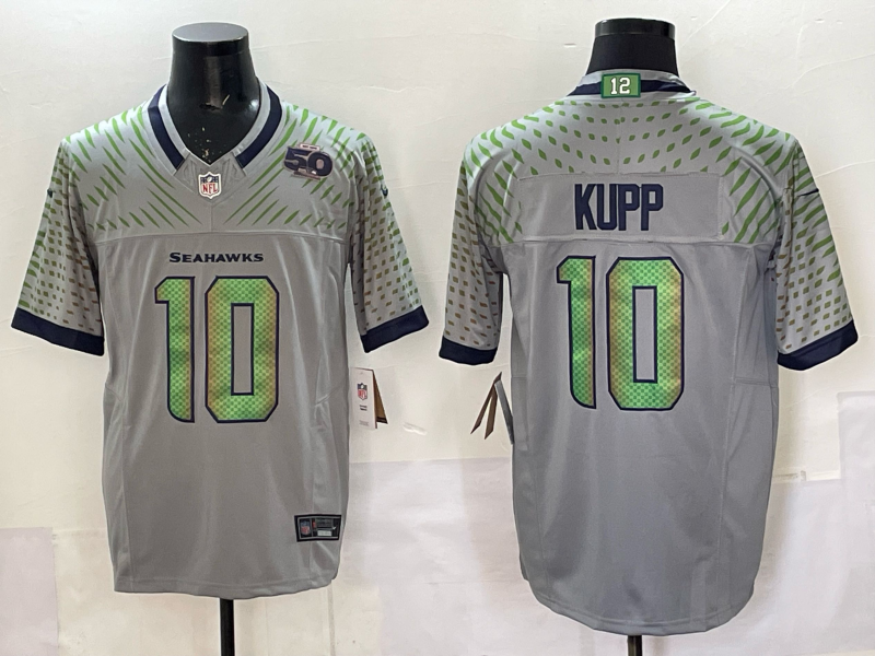 Men's NFL Seattle Seahawks #10 Cooper Kupp 2025 Rivalries Collection F.U.S.E Jersey