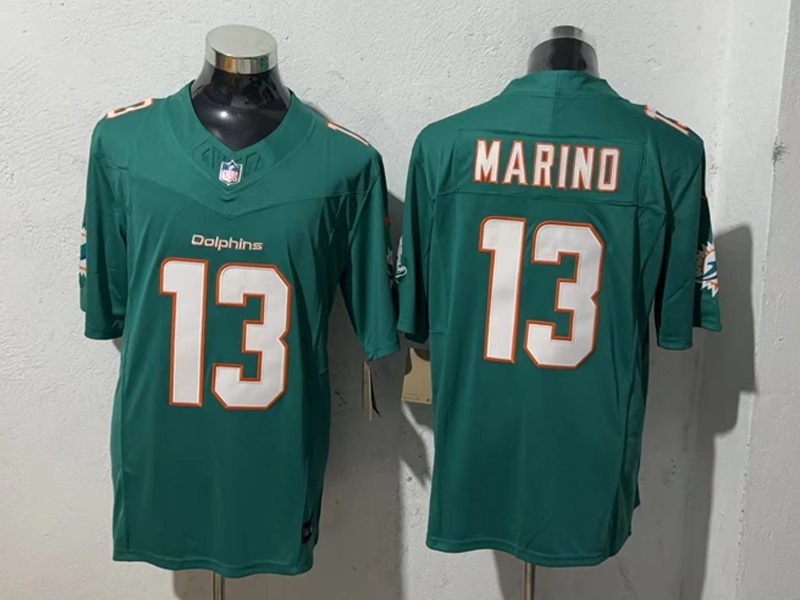 Men's NFL Miami Dolphins #13 Dan Marino Turquoise F.U.S.E Limited Home Jersey