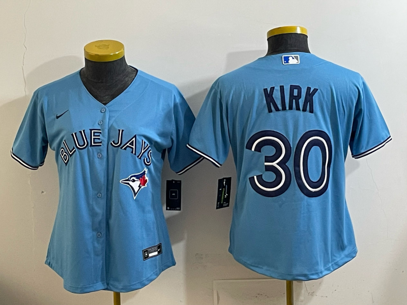 Women's MLB Toronto Blue Jays #30 Alejandro Kirk Nike Blue Alternate Limited Jersey