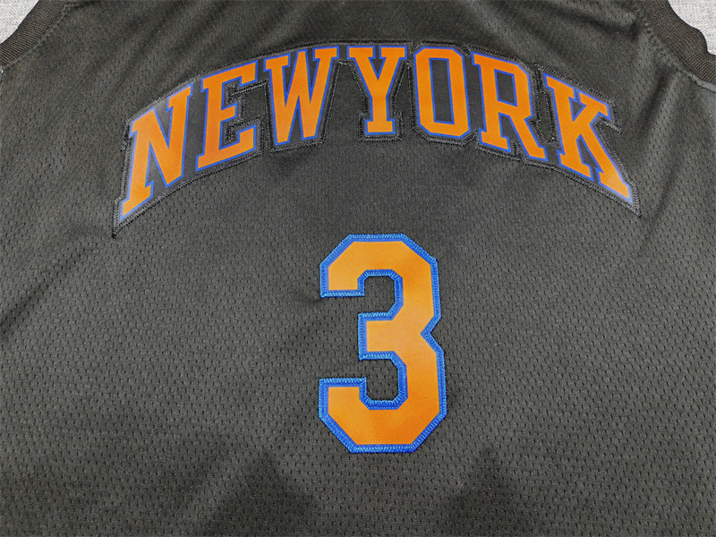 Men's NBA New York Knicks #3 Josh Hart 2025-26 Statement Edition Swingman Jersey