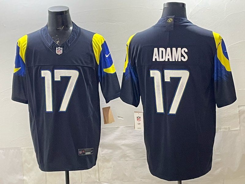 Men's NFL Los Angeles Rams #17 Davante Adams 2025 Rivalry Collection F.U.S.E Jersey