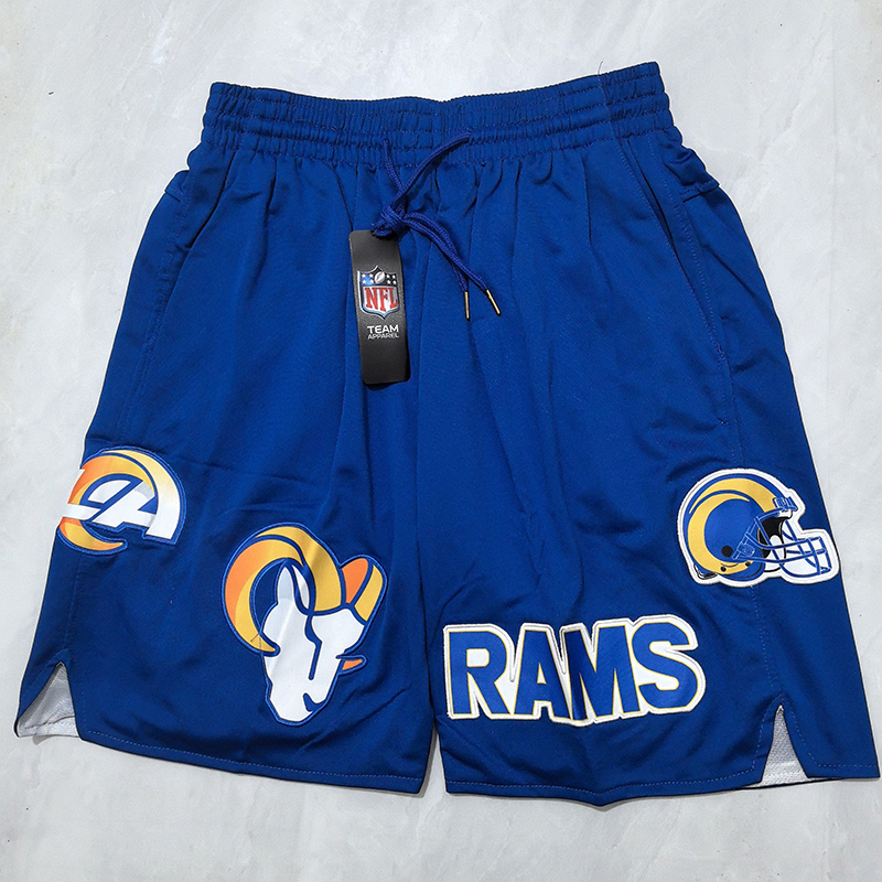 NFL Los Angeles Rams 2025 New Stitched Shorts for Men - Royal with 3 Pockets