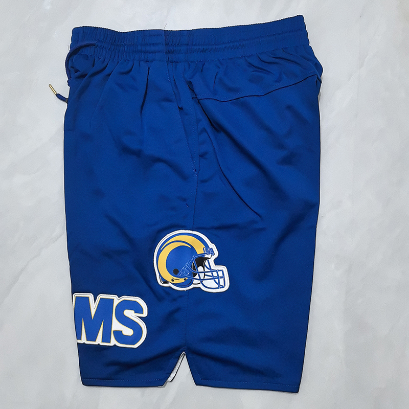 NFL Los Angeles Rams 2025 New Stitched Shorts for Men - Royal with 3 Pockets
