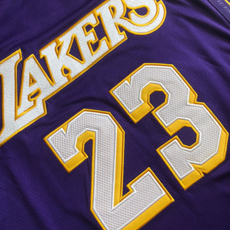 NBA Los Angeles Lakers #23 LeBron James Men's Jordan 2025-26 Statement Edition Embroidery Jersey