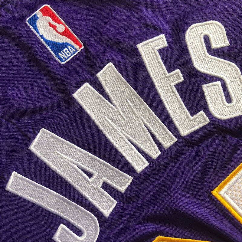NBA Los Angeles Lakers #23 LeBron James Men's Jordan 2025-26 Statement Edition Embroidery Jersey