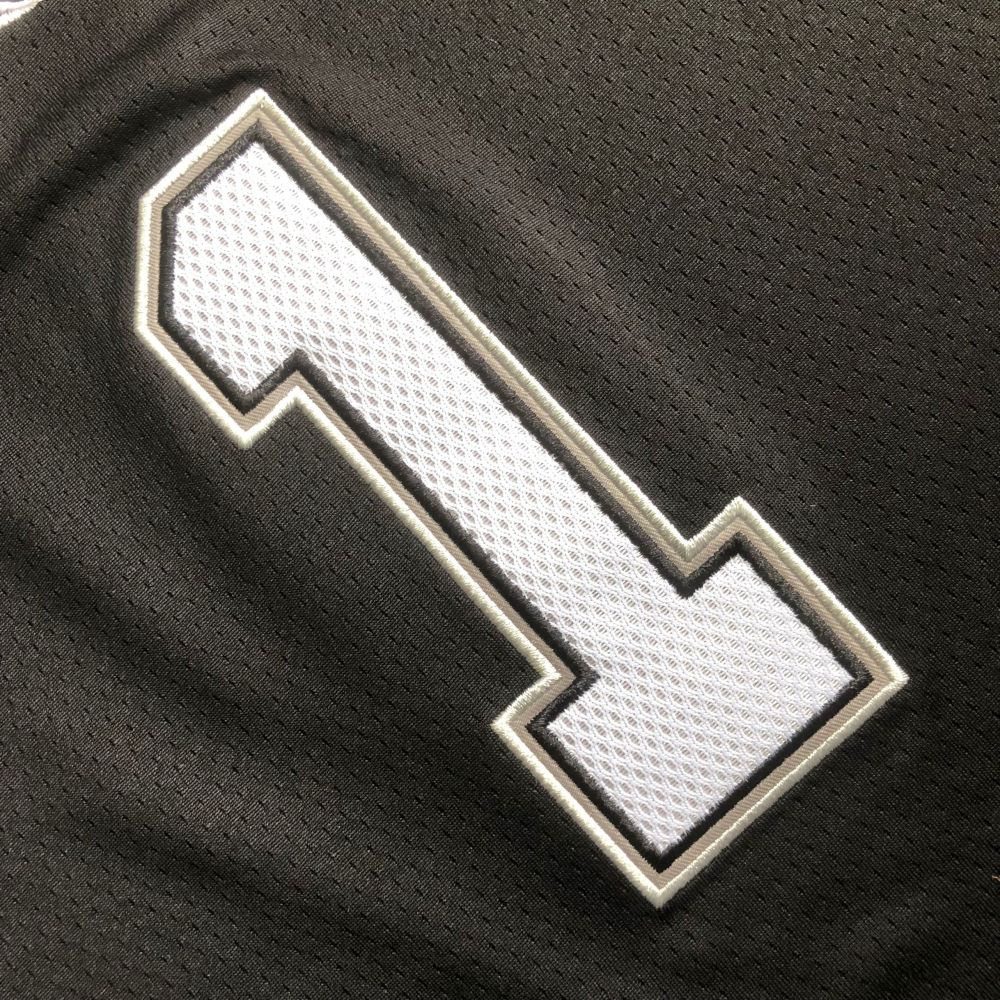 NBA San Antonio Spurs #1 Victor Wembanyama Men's Nike 2025-26 Icon Edition Embroidery Jersey
