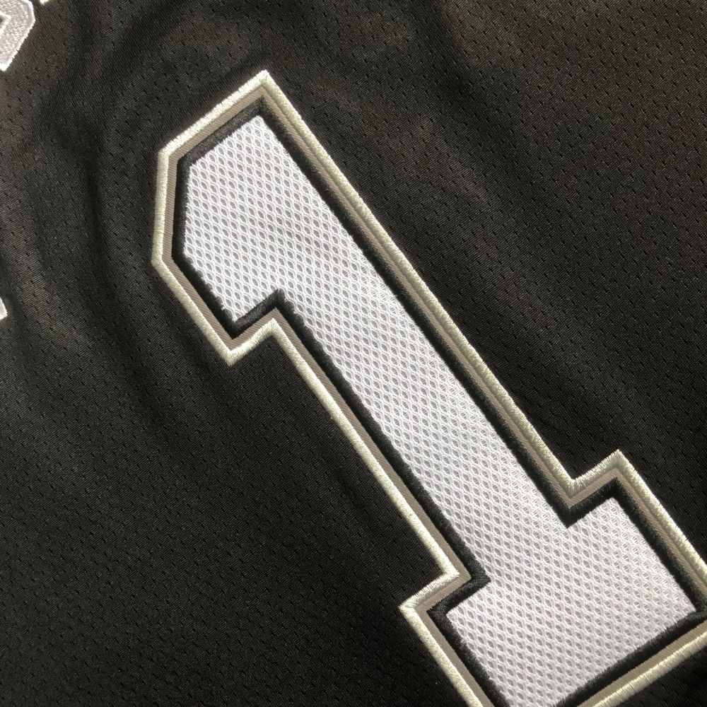 NBA San Antonio Spurs #1 Victor Wembanyama Men's Nike 2025-26 Icon Edition Embroidery Jersey