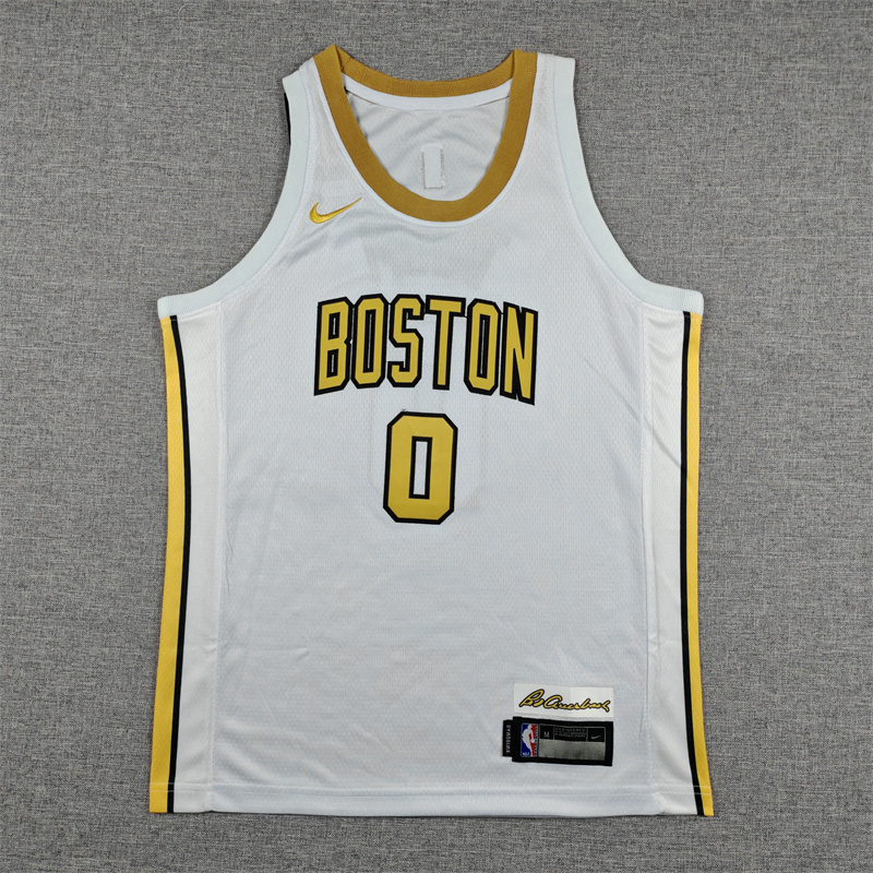 Youth NBA Boston Celtics #0 Jayson Tatum 2025-26 City Edidtion Embroideried Jersey