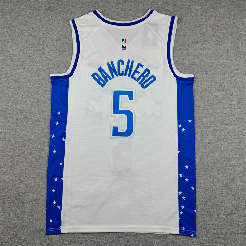 Men's NBA Orlando Magic #5 Paolo Banchero 2025-26 City Edition Swingman Jersey
