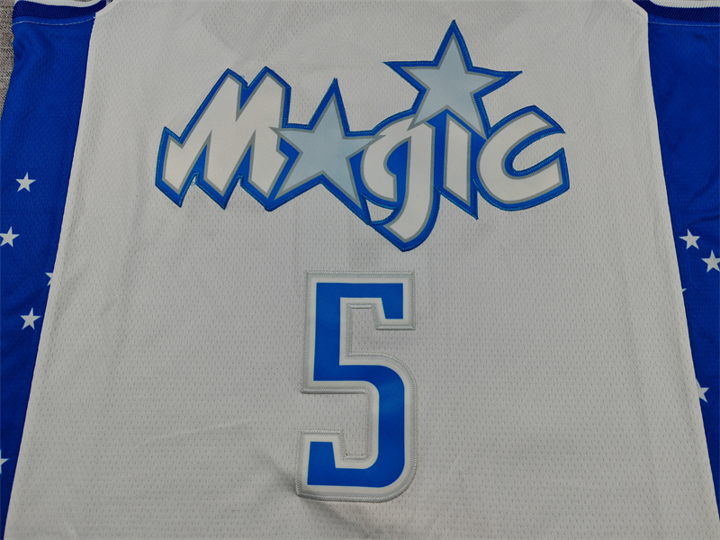 Men's NBA Orlando Magic #5 Paolo Banchero 2025-26 City Edition Swingman Jersey