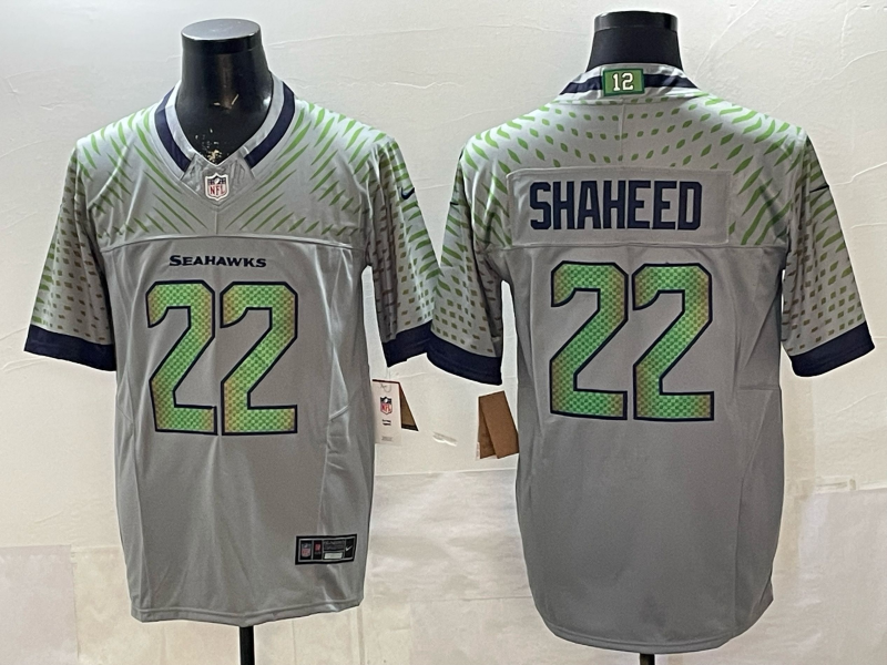 Men's NFL Seattle Seahawks #22 Rashid Shaheed 2025 Rivalry Collection F.U.S.E Jersey