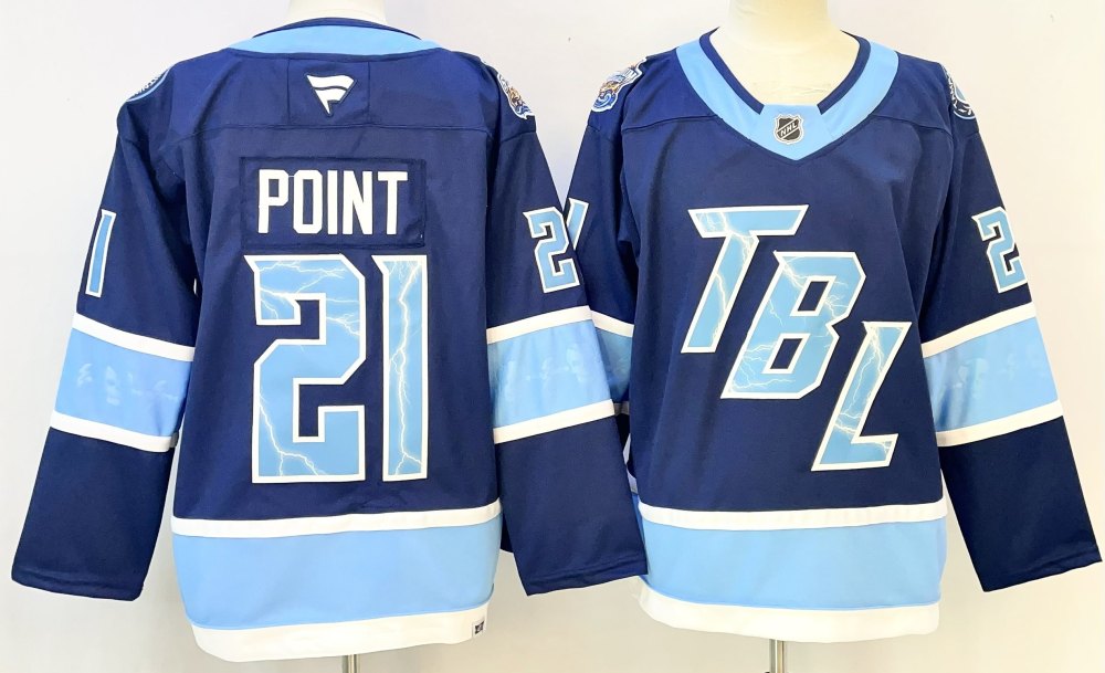 Men's NHL Tampa Bay Lightning #21 Brayden Point 2026 Fanatics Stadium Series Premium Jersey