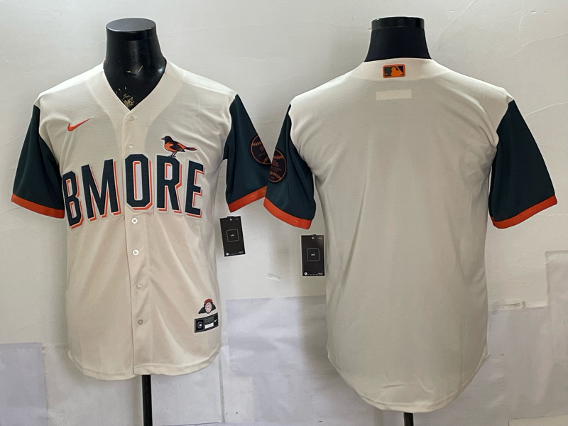 Men's MLB Baltimore Orioles Nameless 2026 Cream City Connect Stadium Jersey