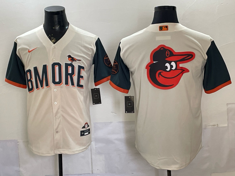 Men's MLB Baltimore Orioles Nameless 2026 Cream City Connect Stadium Jersey