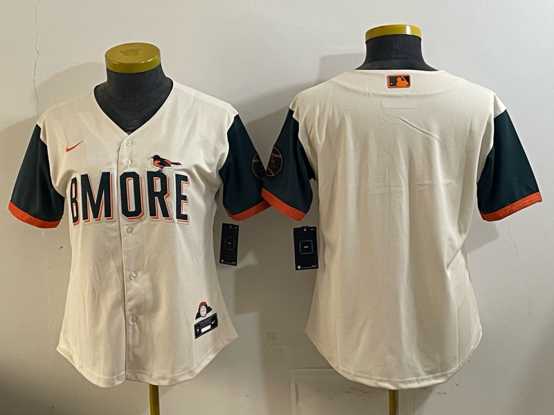 Women's MLB Baltimore Orioles Nameless 2026 City Connect Stadium Jersey