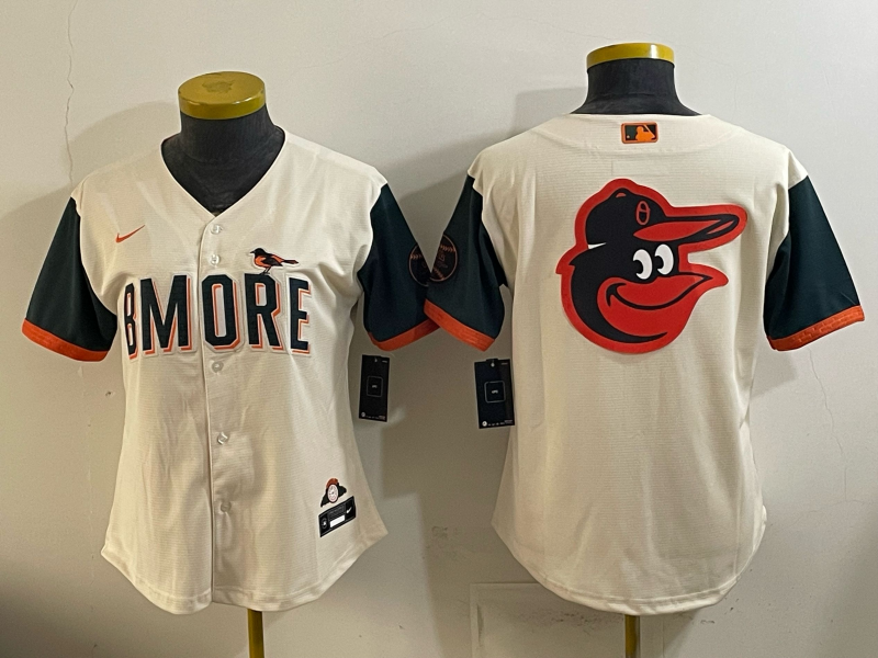 Women's MLB Baltimore Orioles Nameless 2026 City Connect Stadium Jersey