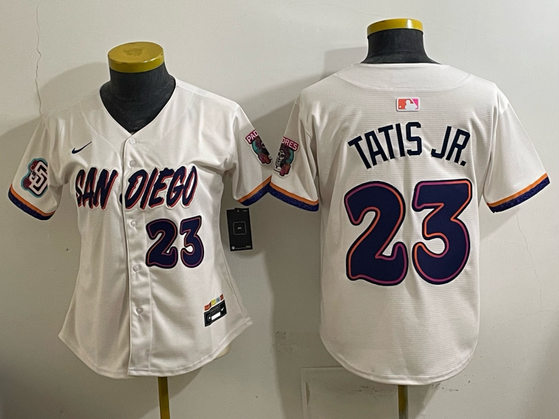 Women's MLB Padres #23 Fernando Tatis Jr. 2026 Cream City Connect Jersey