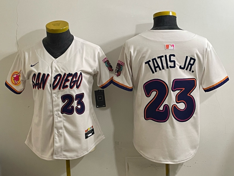 Women's MLB Padres #23 Fernando Tatis Jr. 2026 Cream City Connect Jersey