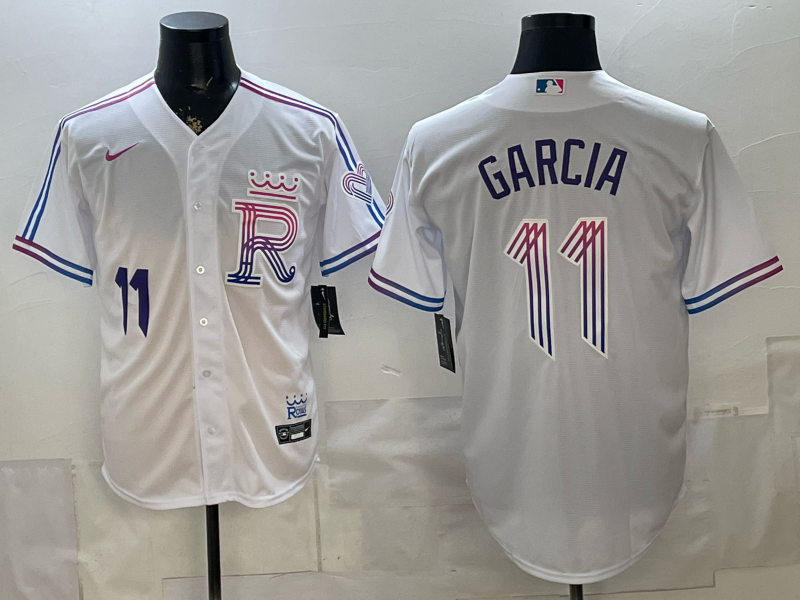 Men's MLB Kansas City Royals #11 Maikel Garcia 2026 City Connect 2.0 Jersey