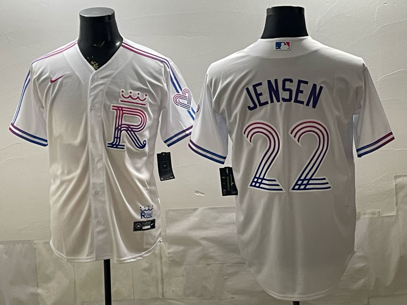 Men's MLB Kansas City Royals #22 Carter Jensen 2026 City Connect 2.0 Jersey