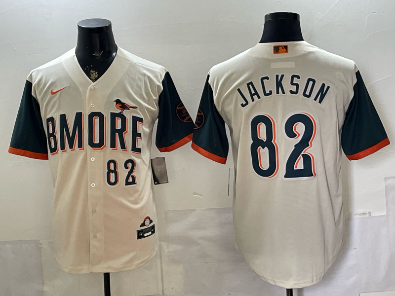 Men's MLB Baltimore Orioles #82 Jeremiah Jackson 2026 Cream City Connect Stadium Jersey