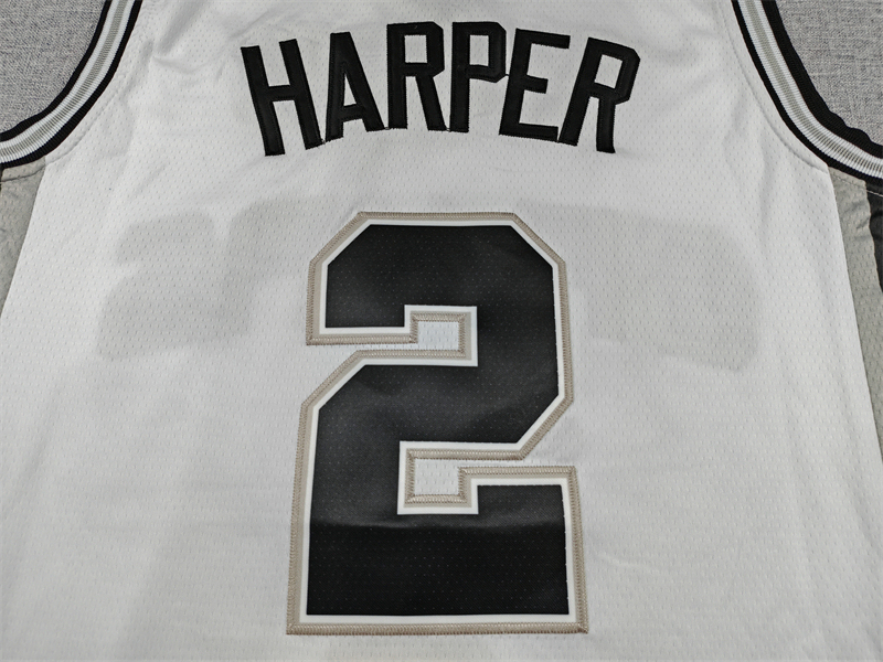 Men's NBA San Antonio Spurs #2 Dylan Harper 2025-26 Association Edition Swingman Jersey