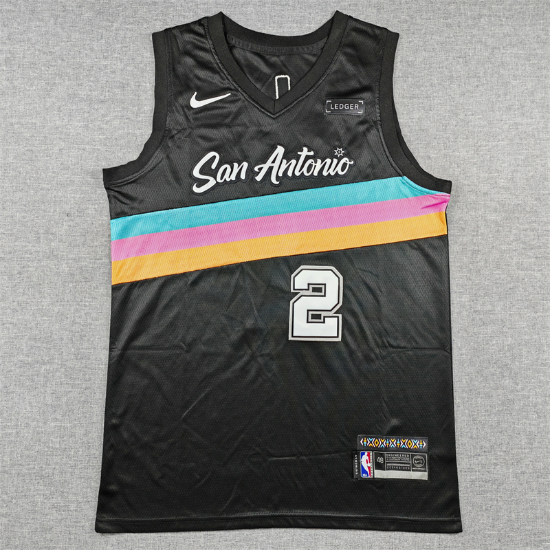Men's NBA San Antonio Spurs #2 Dylan Harper 2025-26 City Edition Swingman Jersey