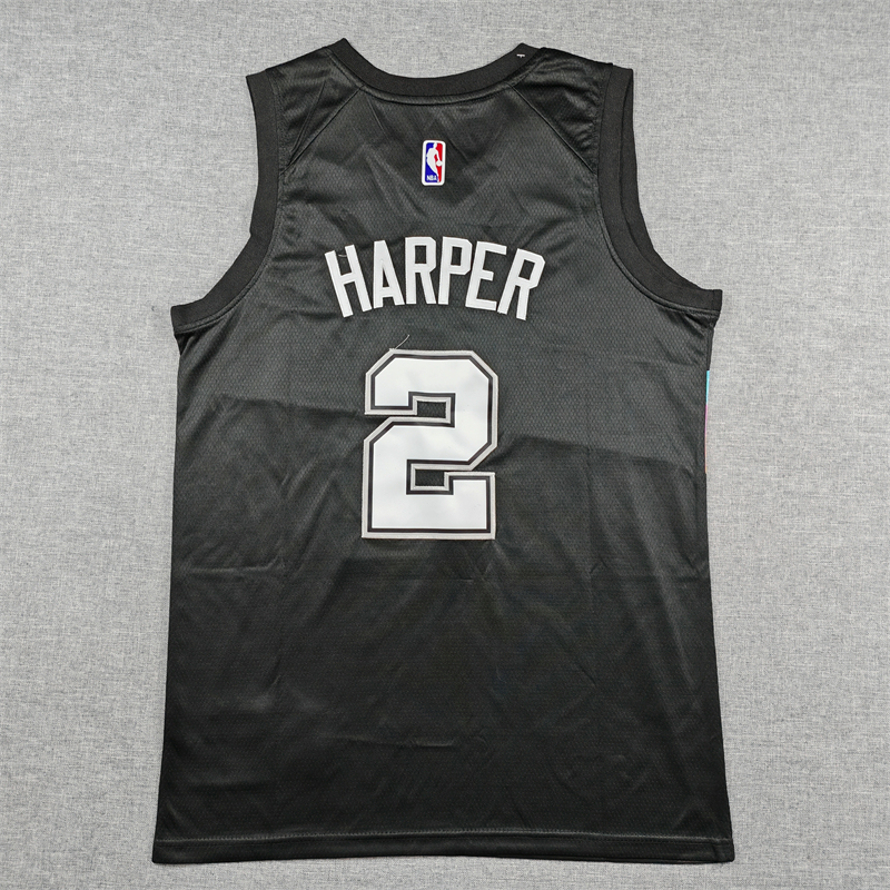 Men's NBA San Antonio Spurs #2 Dylan Harper 2025-26 City Edition Swingman Jersey