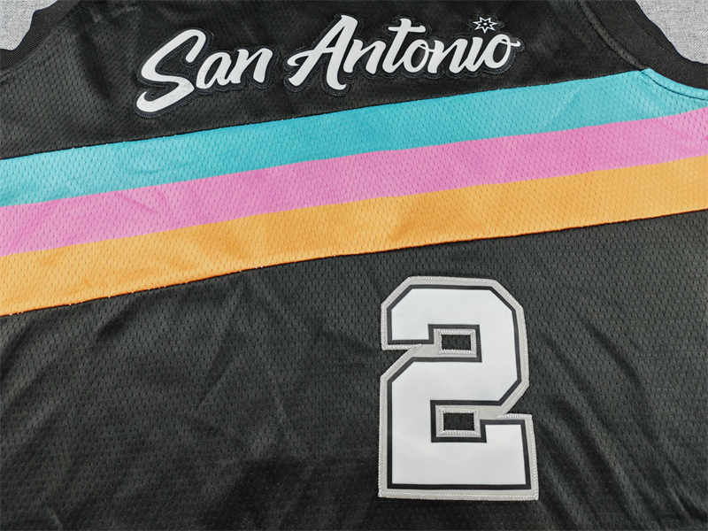 Men's NBA San Antonio Spurs #2 Dylan Harper 2025-26 City Edition Swingman Jersey
