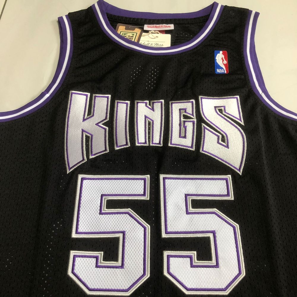NBA Sacramento Kings #55 Jason Williams Men's M&N 1998-99 Icon Embroidery Jersey
