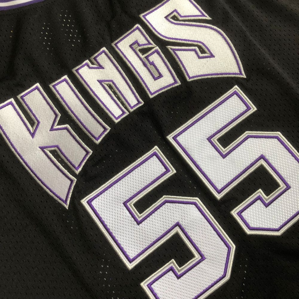 NBA Sacramento Kings #55 Jason Williams Men's M&N 1998-99 Icon Embroidery Jersey