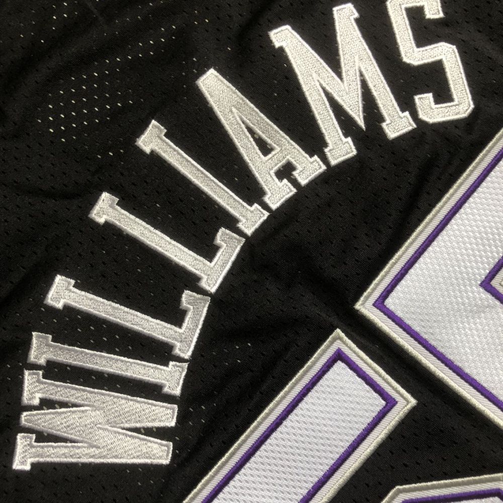 NBA Sacramento Kings #55 Jason Williams Men's M&N 1998-99 Icon Embroidery Jersey
