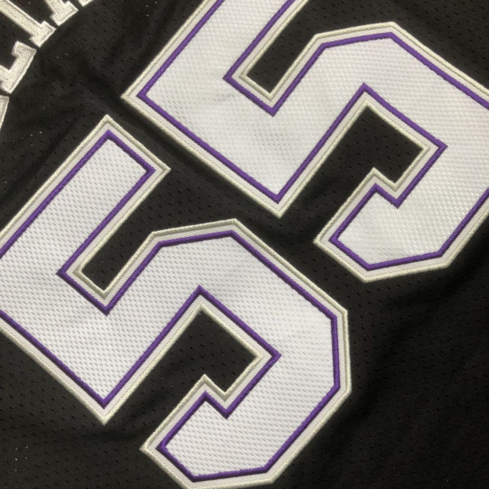 NBA Sacramento Kings #55 Jason Williams Men's M&N 1998-99 Icon Embroidery Jersey