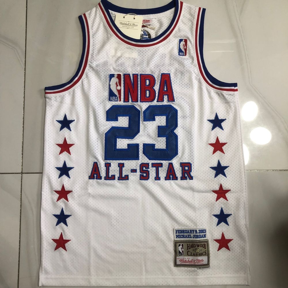 NBA Washington Wizards #23 Michael Jordan Men's M&N 2003 All-Star Embroidery Jersey