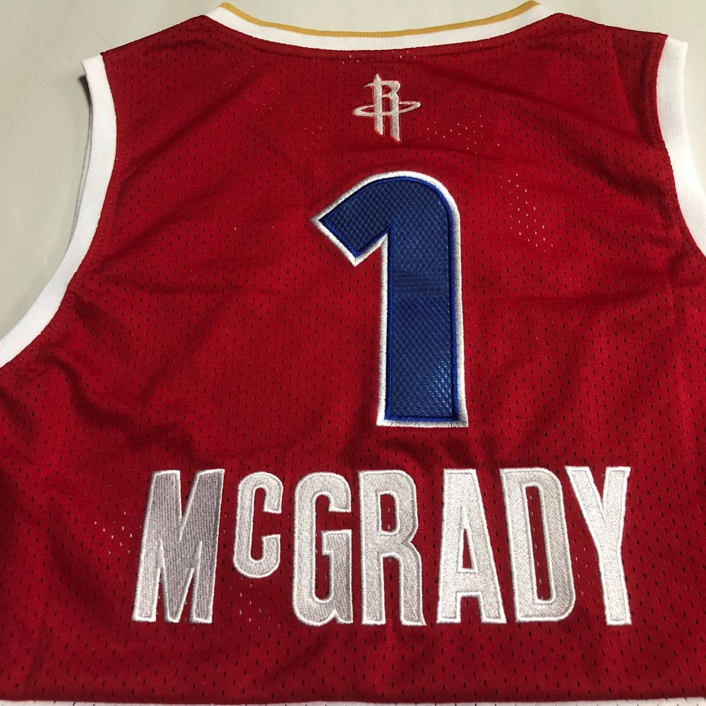 NBA Houston Rockets #1 Tracy McGrady Men's M&N 2006 All-Star Embroidery Jersey