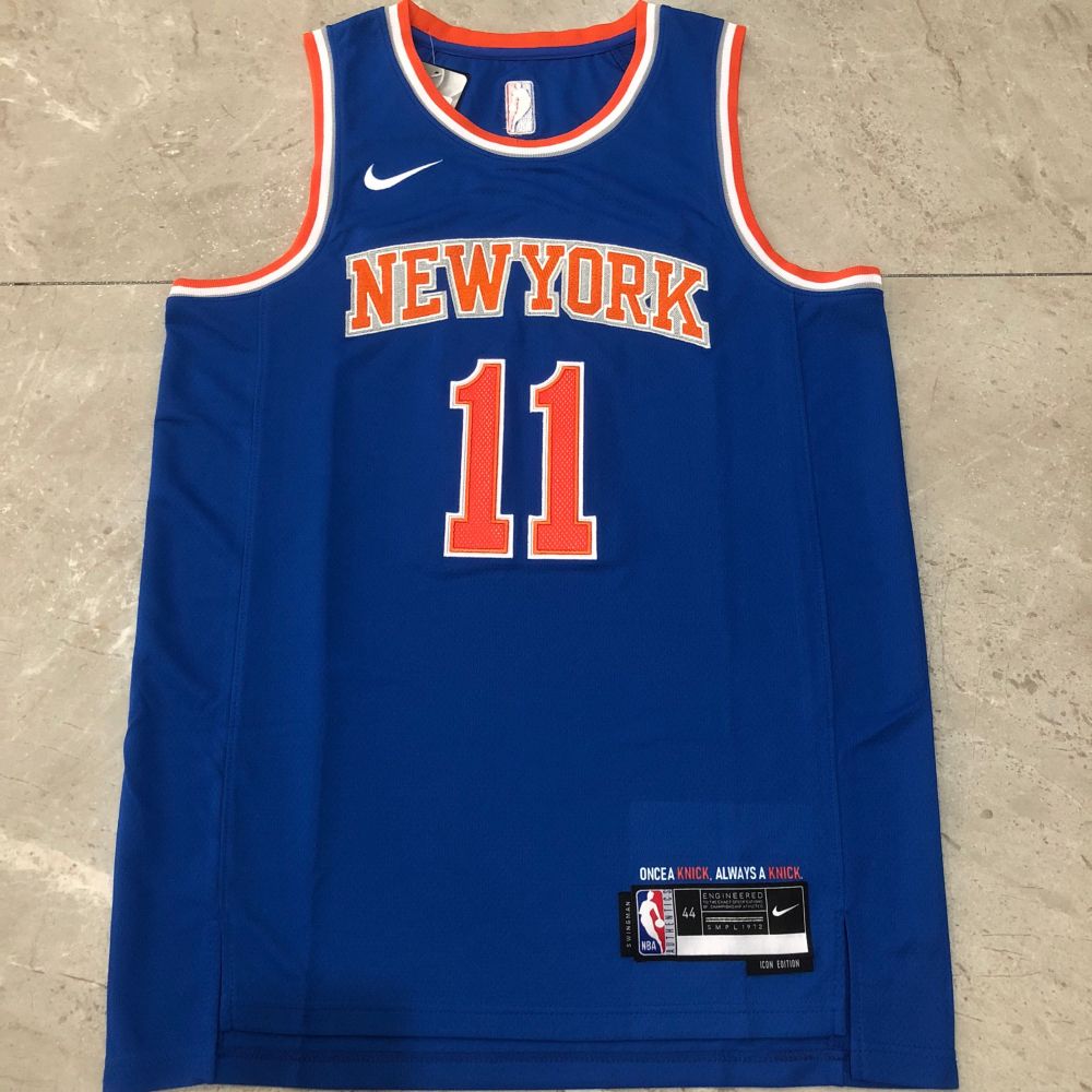 NBA New York Knicks #11 Jalen Brunson Men's Nike 2025-26 Icon Embroidery Jersey