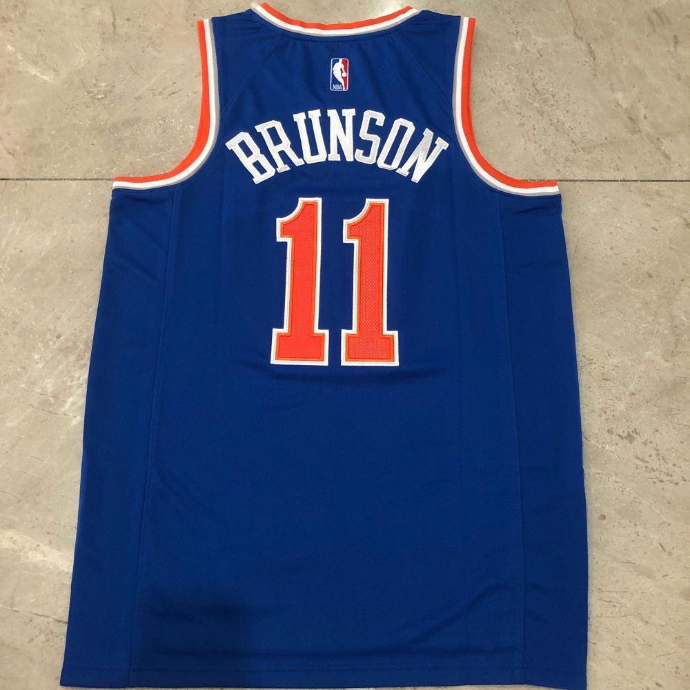 NBA New York Knicks #11 Jalen Brunson Men's Nike 2025-26 Icon Embroidery Jersey