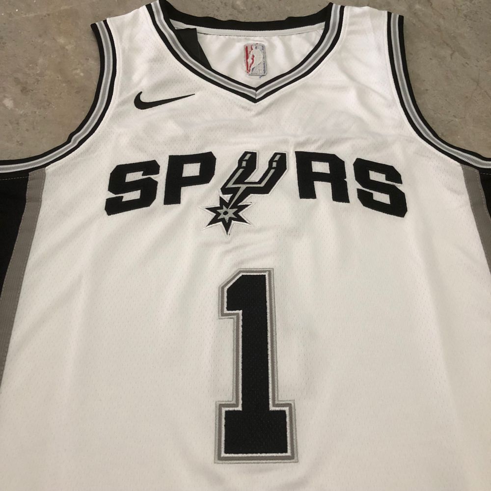 NBA San Antonio Spurs #1 Victor Wembanyama Men's Nike 2025-26 Association Embroidery Jersey