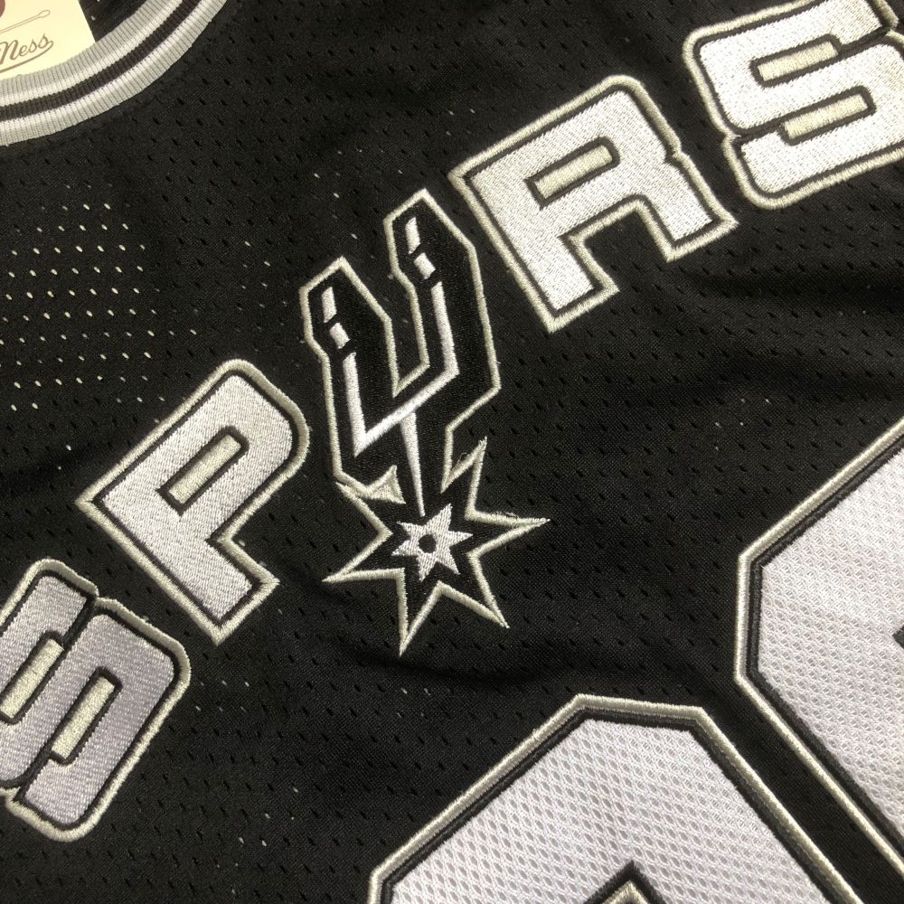 NBA San Antonio Spurs #20 Manu Ginóbili Men's M&N 2002-03 Icon Embroidery Jersey