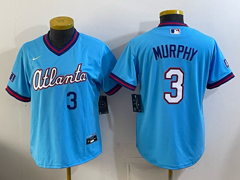 Women's MLB Atlanta Braves #3 Dale Murphy 2026 City Connect Jersey