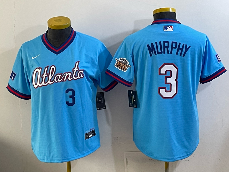 Women's MLB Atlanta Braves #3 Dale Murphy 2026 City Connect Jersey