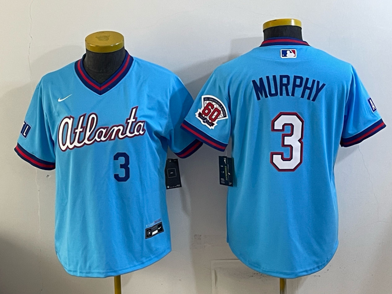 Women's MLB Atlanta Braves #3 Dale Murphy 2026 City Connect Jersey