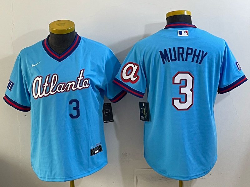 Women's MLB Atlanta Braves #3 Dale Murphy 2026 City Connect Jersey