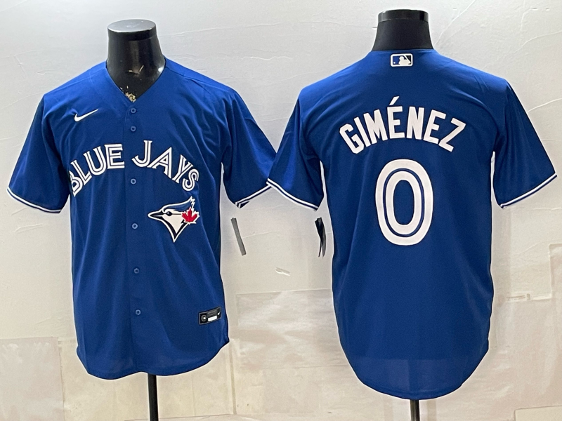 Men's MLB Toronto Blue Jays #0 Andrés Giménez Nike Royal Alternate Limited Jersey