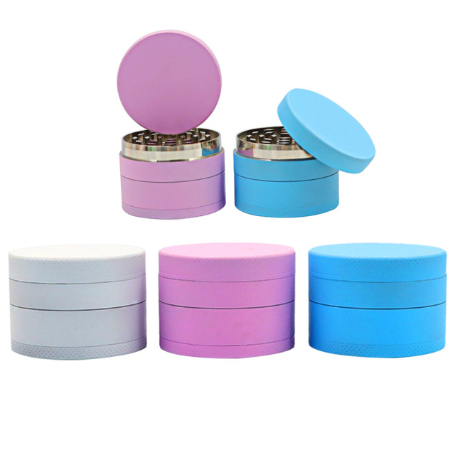 50mm 4-Layer Aluminum Alloy Glow-in-the-Dark Herb Grinder – Magnetic Lid & Mesh Filter