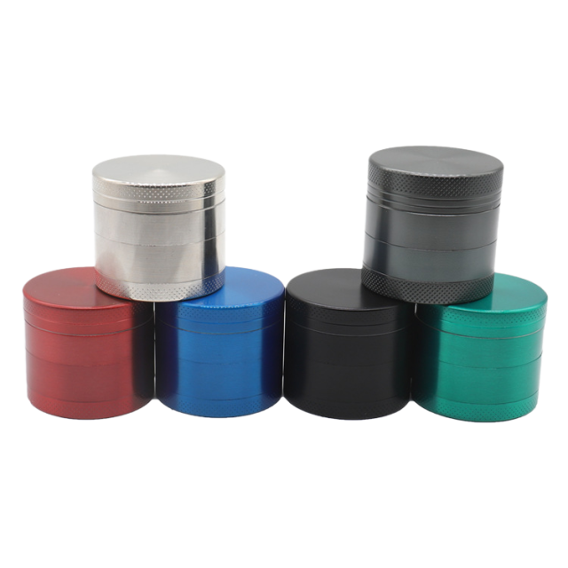 Aluminum Alloy Herb Grinder 40/50/55/63/75mm | 4-Layer Manual Tobacco Grinder