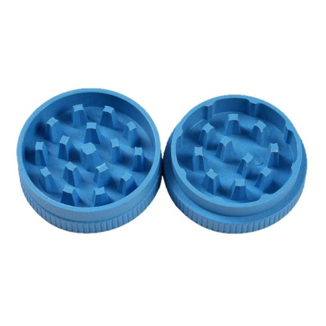 55mm Biodegradable Plastic Herb Grinder – 2 Layer Eco-Friendly Design