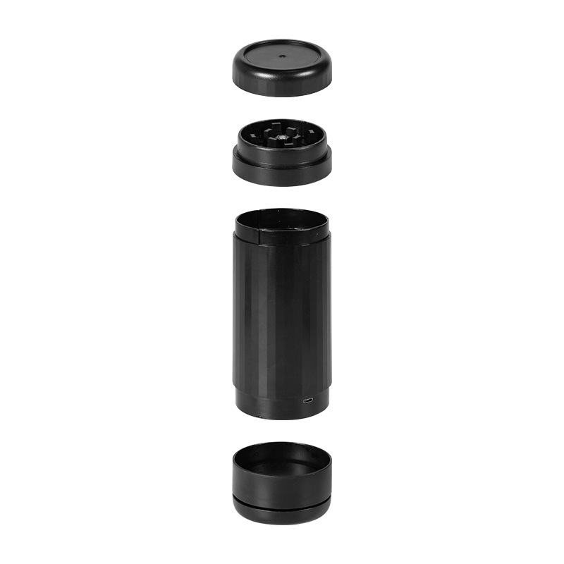Electric Herb Grinder with Storage Compartment – Automatic Vibration Filling Design