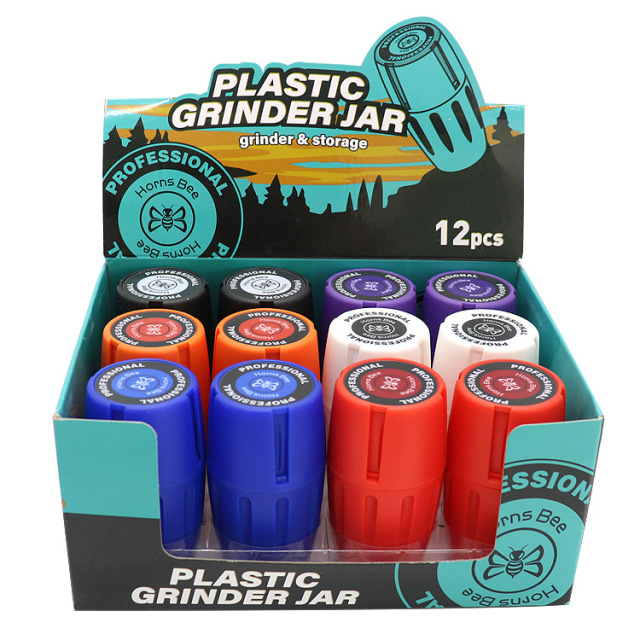 Plastic Grinder Jar – Herb Grinder & Storage Container